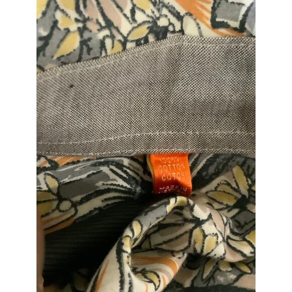 Tallia Floral Dress Shirt Womens XL AOP Long Sleeve Floral Button Up Hawaiian - Picture 15 of 15